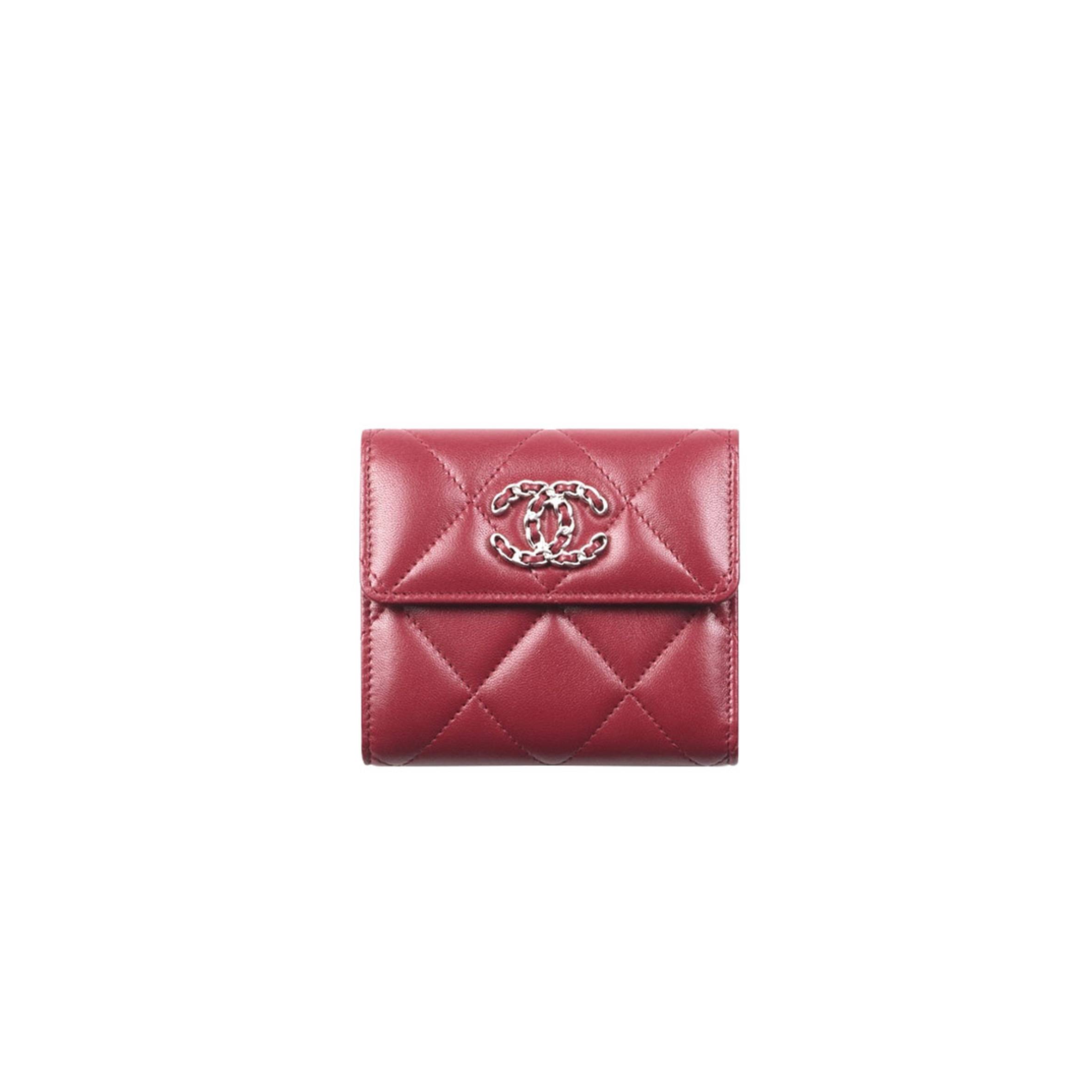 CHANEL 19 SMALL FLAP WALLET AP2809 B07327 NI686  (11.5*10*3cm)